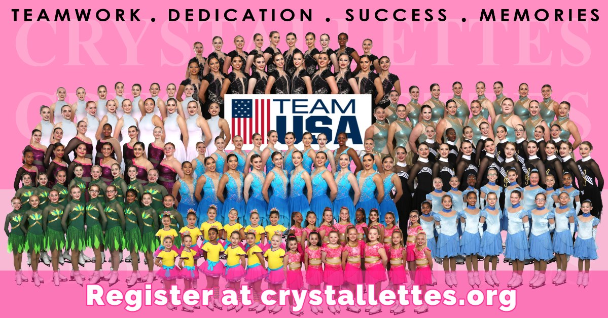 Photo of the Crystallettes Synchronized Skating Teams